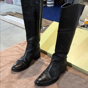 Elegant Black Knee High Boots